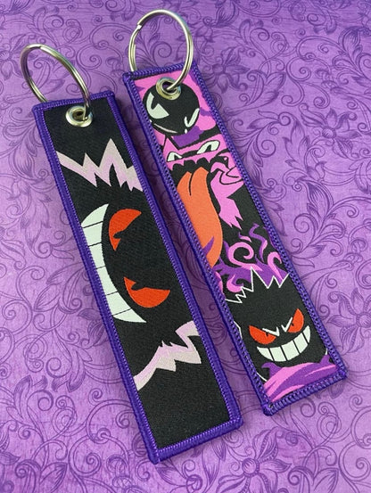5-Inch Double-Sided Gengar Keychain – Ghostly Charm for Pokémon Fans