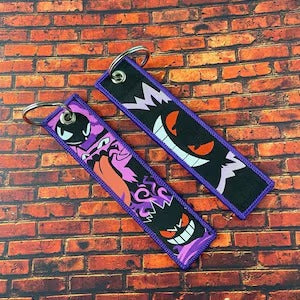 5-Inch Double-Sided Gengar Keychain – Ghostly Charm for Pokémon Fans